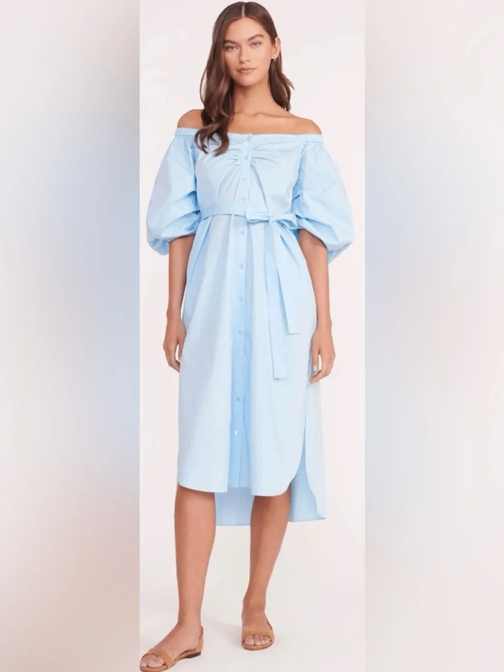 STAUD | Dresses | Nwt Staud Blue Reese Midi Dress In Cotton M | Poshmark STAUD | Dresses | Nwt Staud Blue Reese Midi Dress In Cotton M | Poshmark